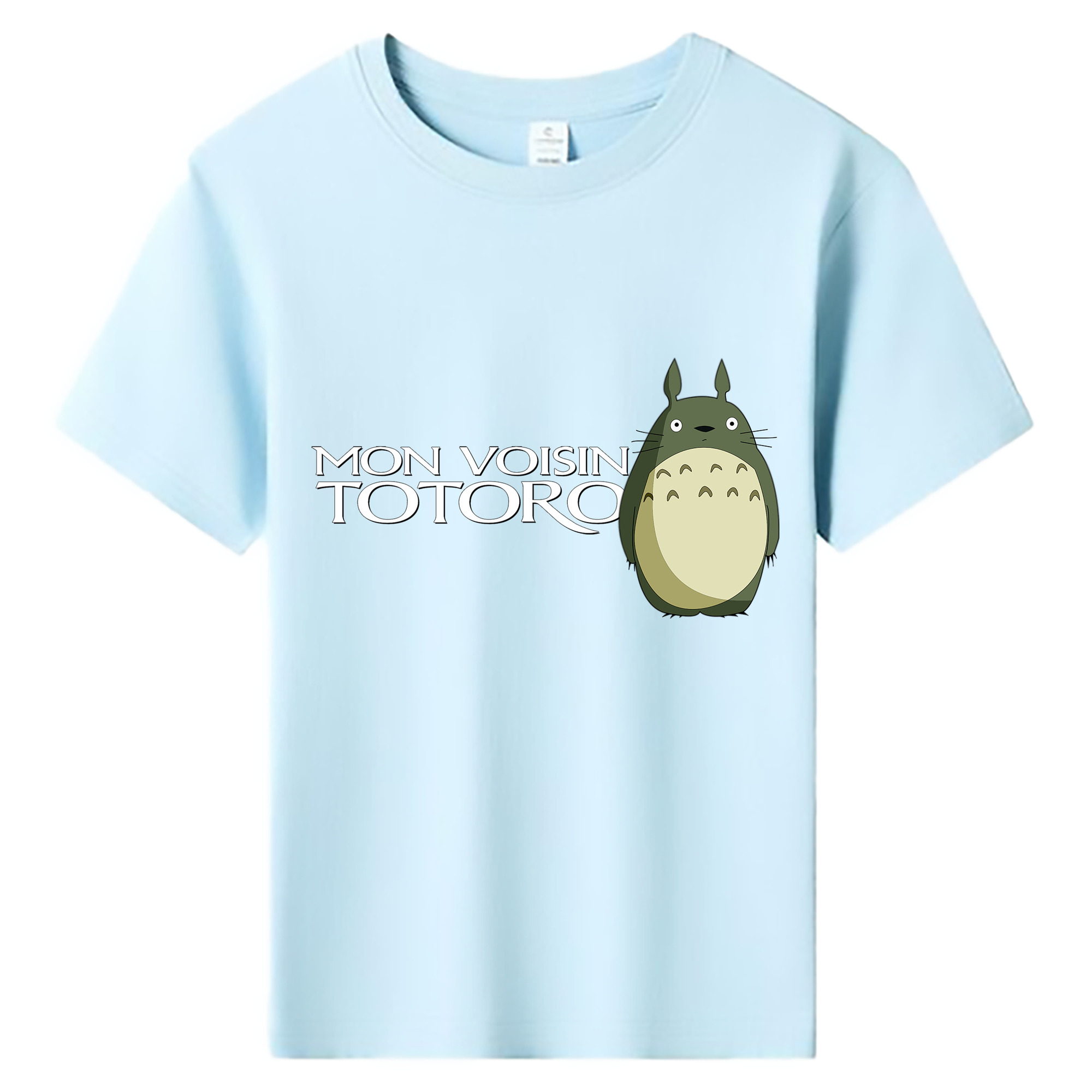 （画像用） となりのトトロ 草壁メイ 草壁サツキ My Neighbor Totoro Satsuki Kusakabe Mei Kusakabe 綿100％キッズTシャツ（フロントプリント）